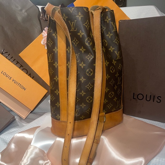 Louis Vuitton Logo Print Randonee Backpack - Picture 3 of 16